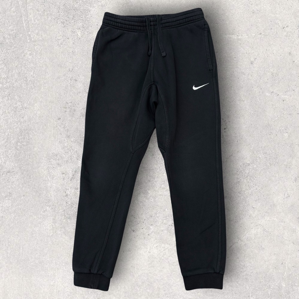 Nike Sportswear Fleece Joggers‎ Black Faded Sweatpants Small 826431-010 Tappered